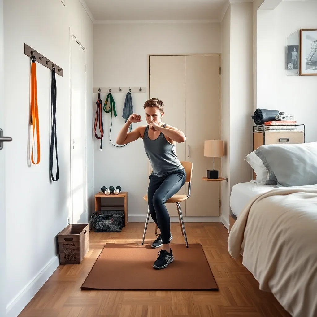 Мало места в квартире? Как организовать тренировки и быт